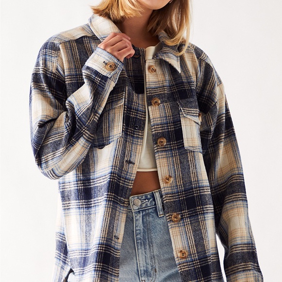 L.A. Hearts Boyfriend Shirt Flannel Shacket (Size XS/S) Pac Sun Worn once - Picture 4 of 12